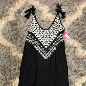 Black & White Day Mini Day Dress